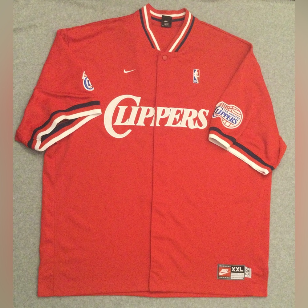 Nike Los Angeles 83 Clippers Warm Up Size XXL Snap front enclosure.